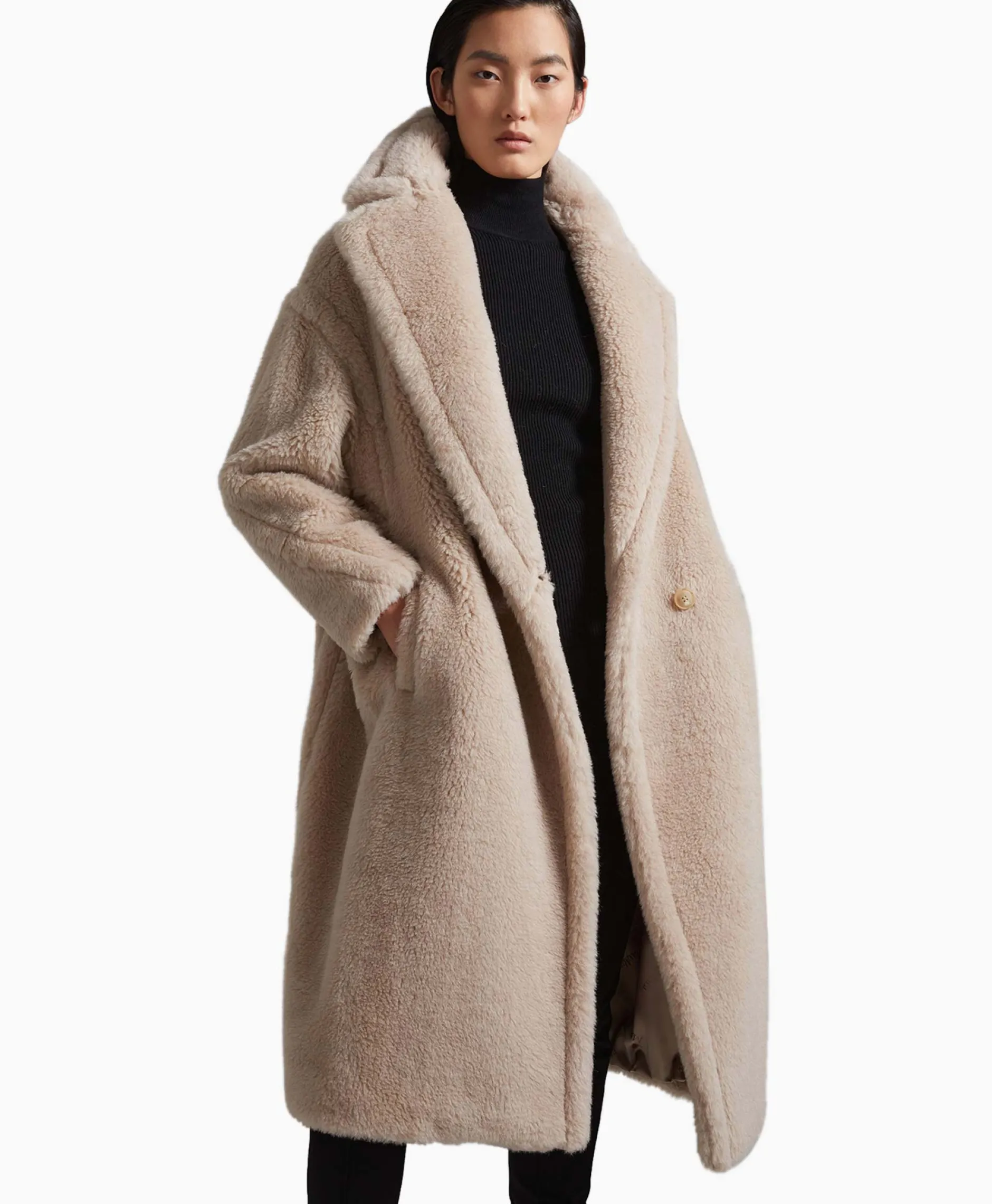 Dames Maxmara Jassen*Mantel Tedgirl Beige