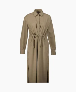 Dames Maxmara Jurken*Maxi Jurk Monia Bruin