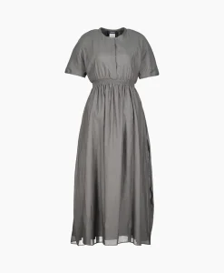 Dames Maxmara Jurken*Maxi Jurk Ribes Taupe