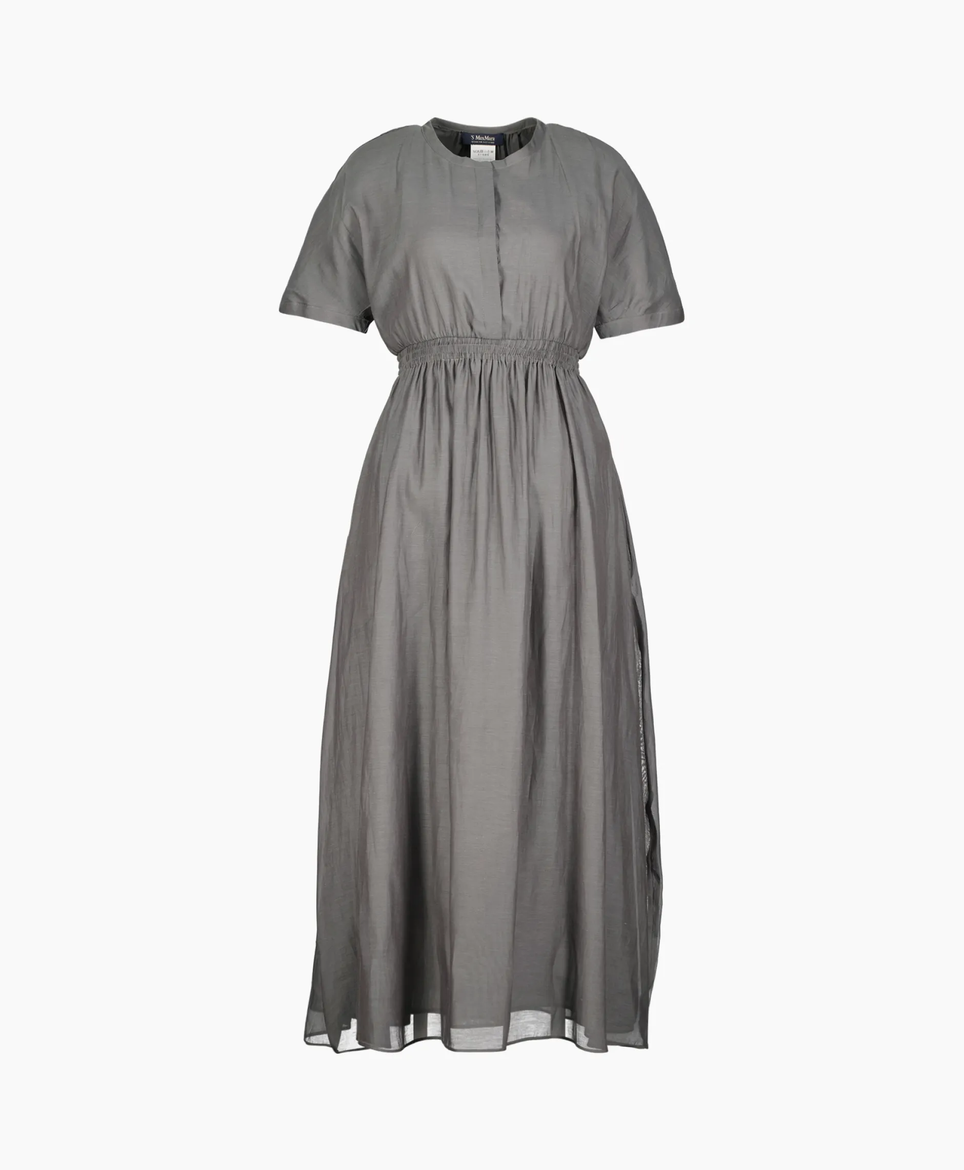 Dames Maxmara Jurken*Maxi Jurk Ribes Taupe