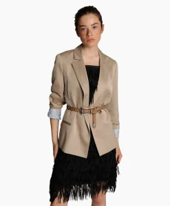 Dames Munthe Blazers*Blazer Monstera Beige