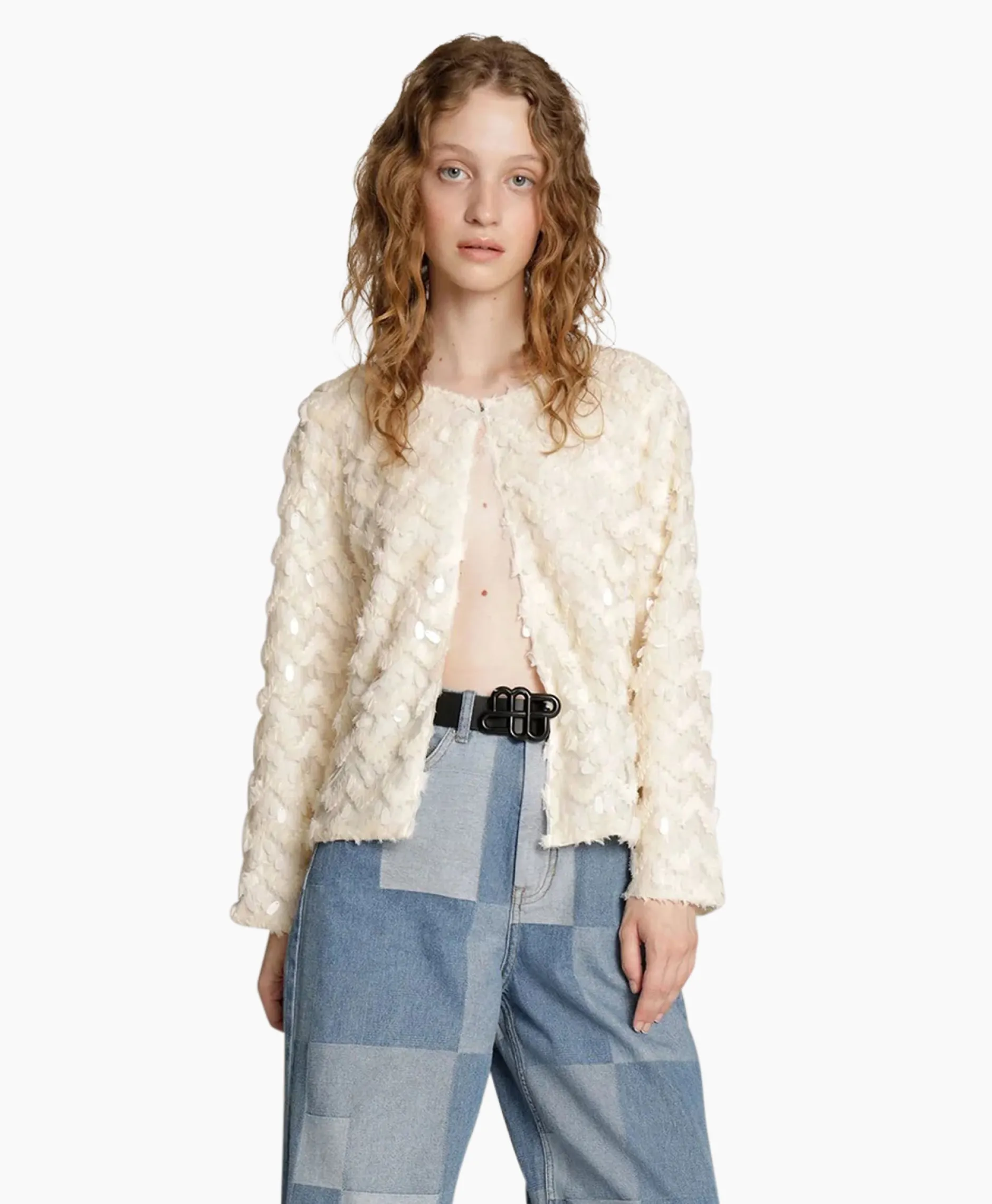 Dames Munthe Blazers*Blazer Moolinu Ecru