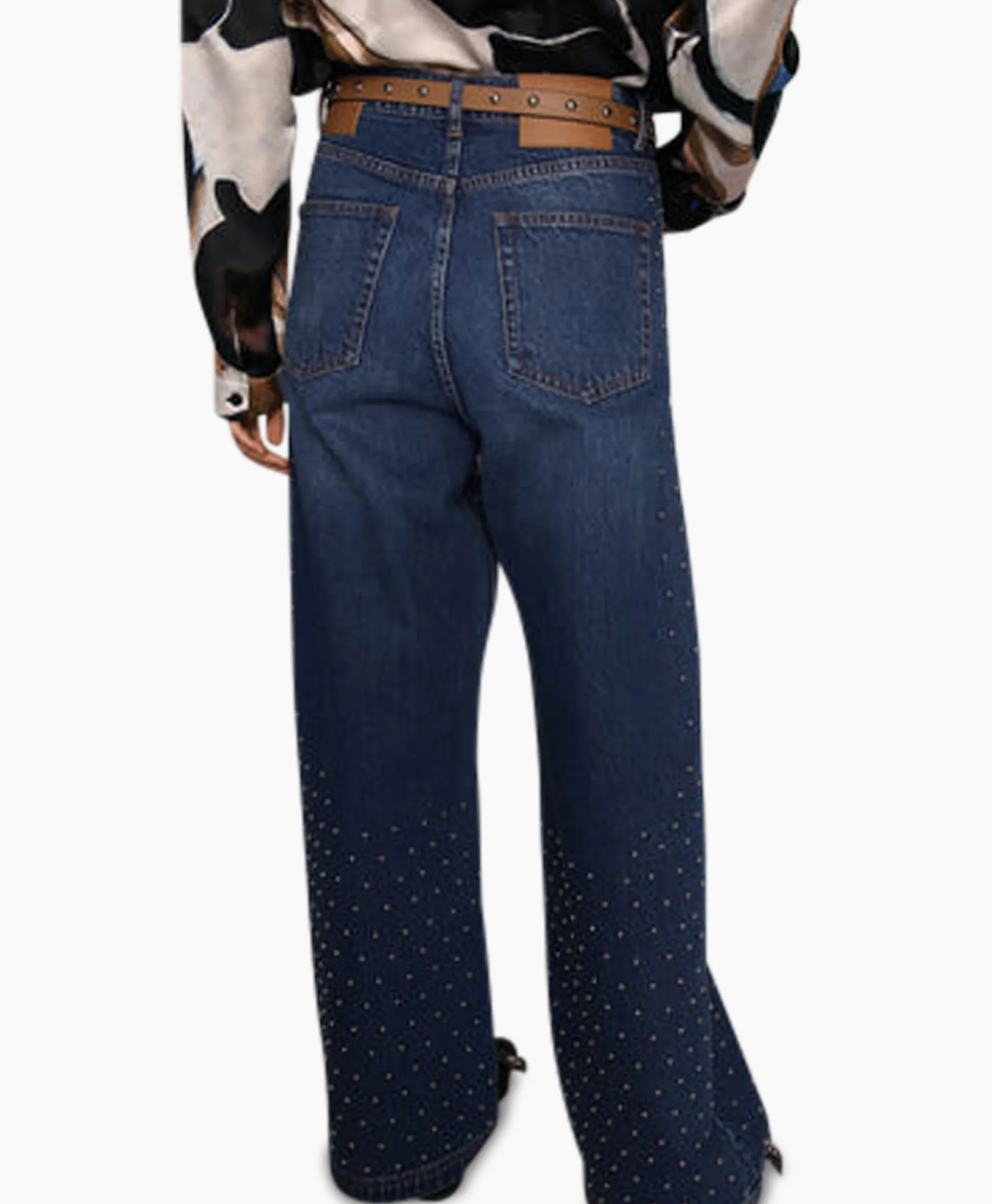 Dames Munthe Broeken*Jeans Lacubu Blauw