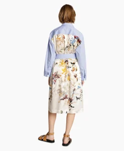 Dames Munthe Jurken*Midi Jurk Masseila Blauw