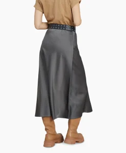 Dames Munthe Rokken*Midi Rok Babe Groen