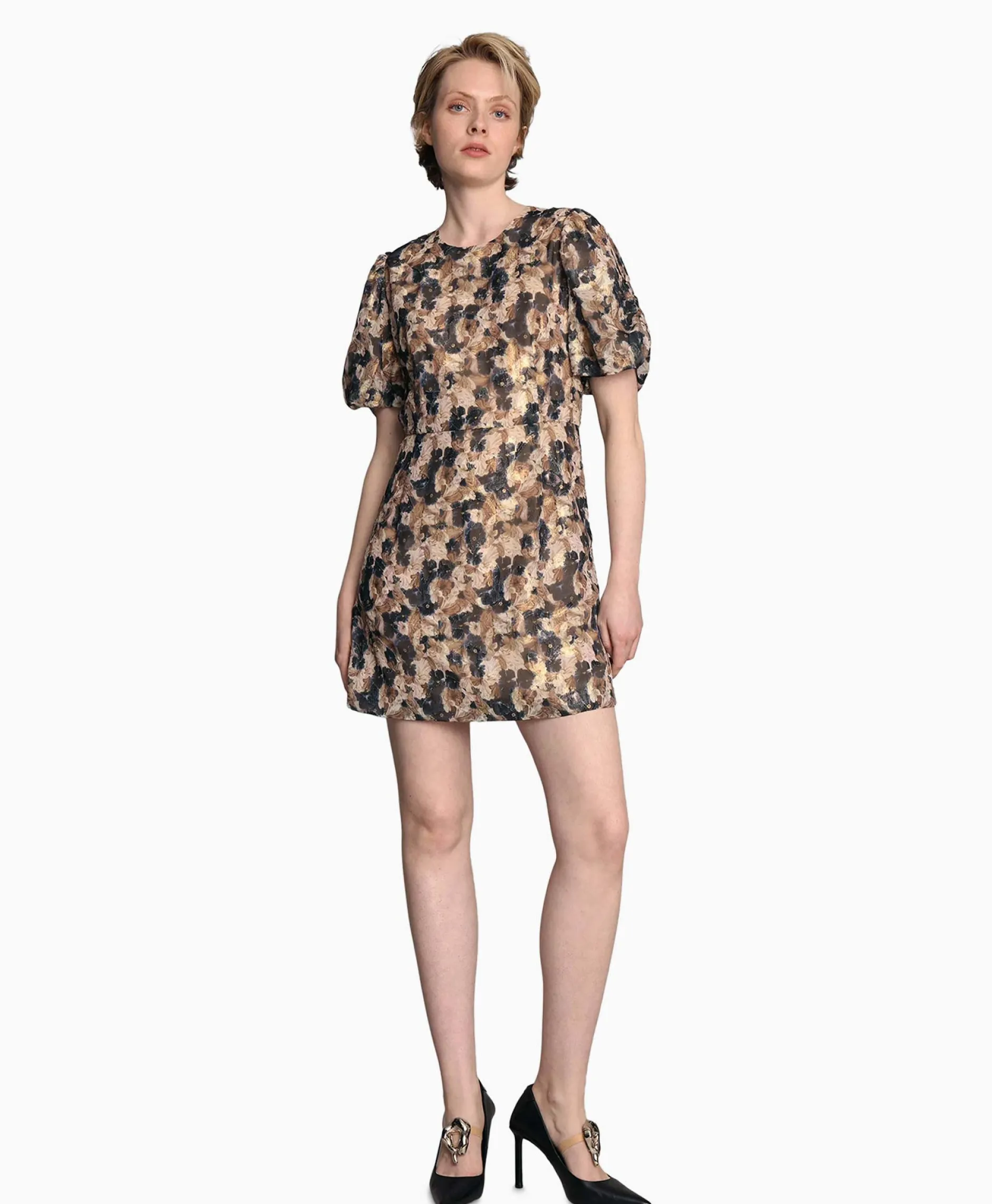 Dames Munthe Jurken*Mini Jurk 233-1317-23335 Beige