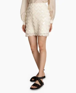 Dames Munthe Rokken*Minirok Moraine Ecru