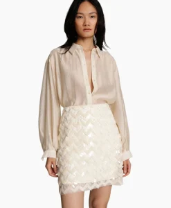 Dames Munthe Rokken*Minirok Moraine Ecru