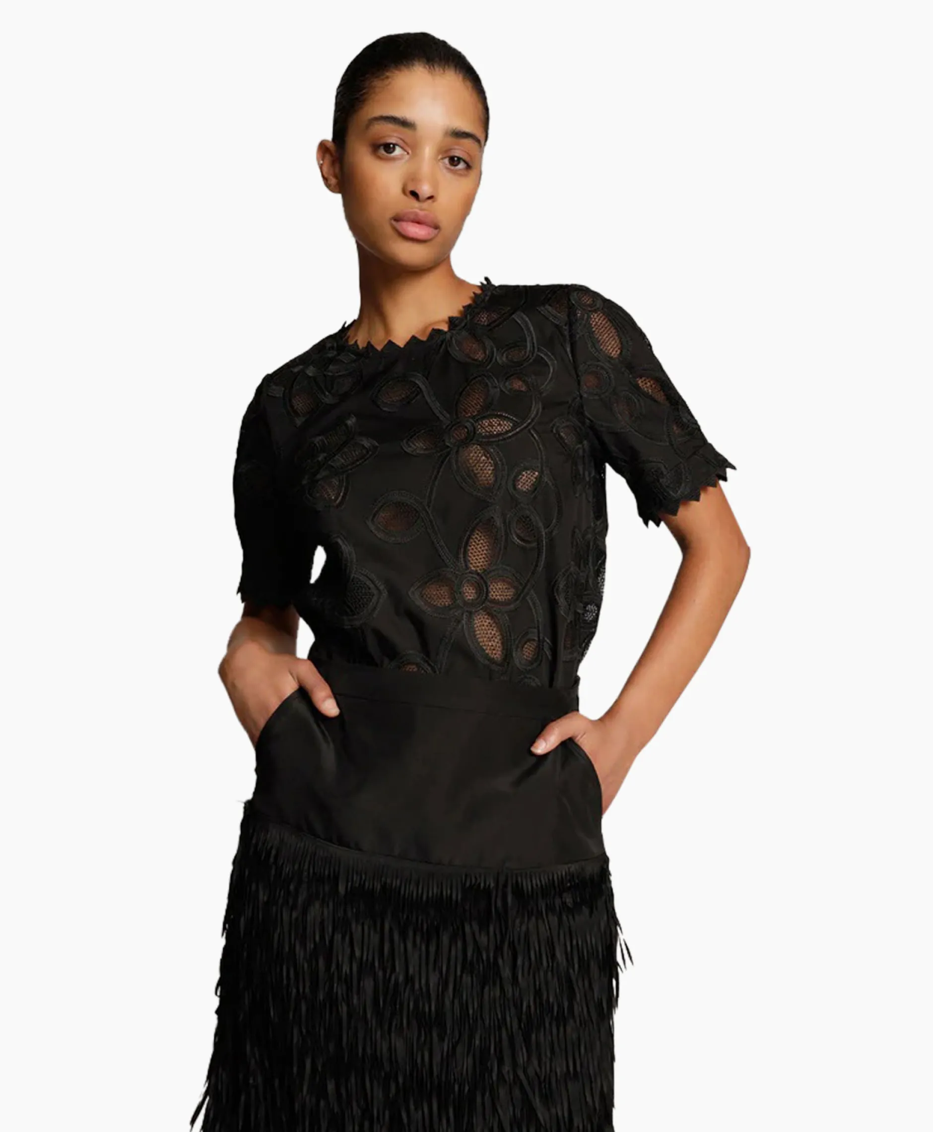 Dames Munthe T-Shirts & Tops*Top Moskva Zwart