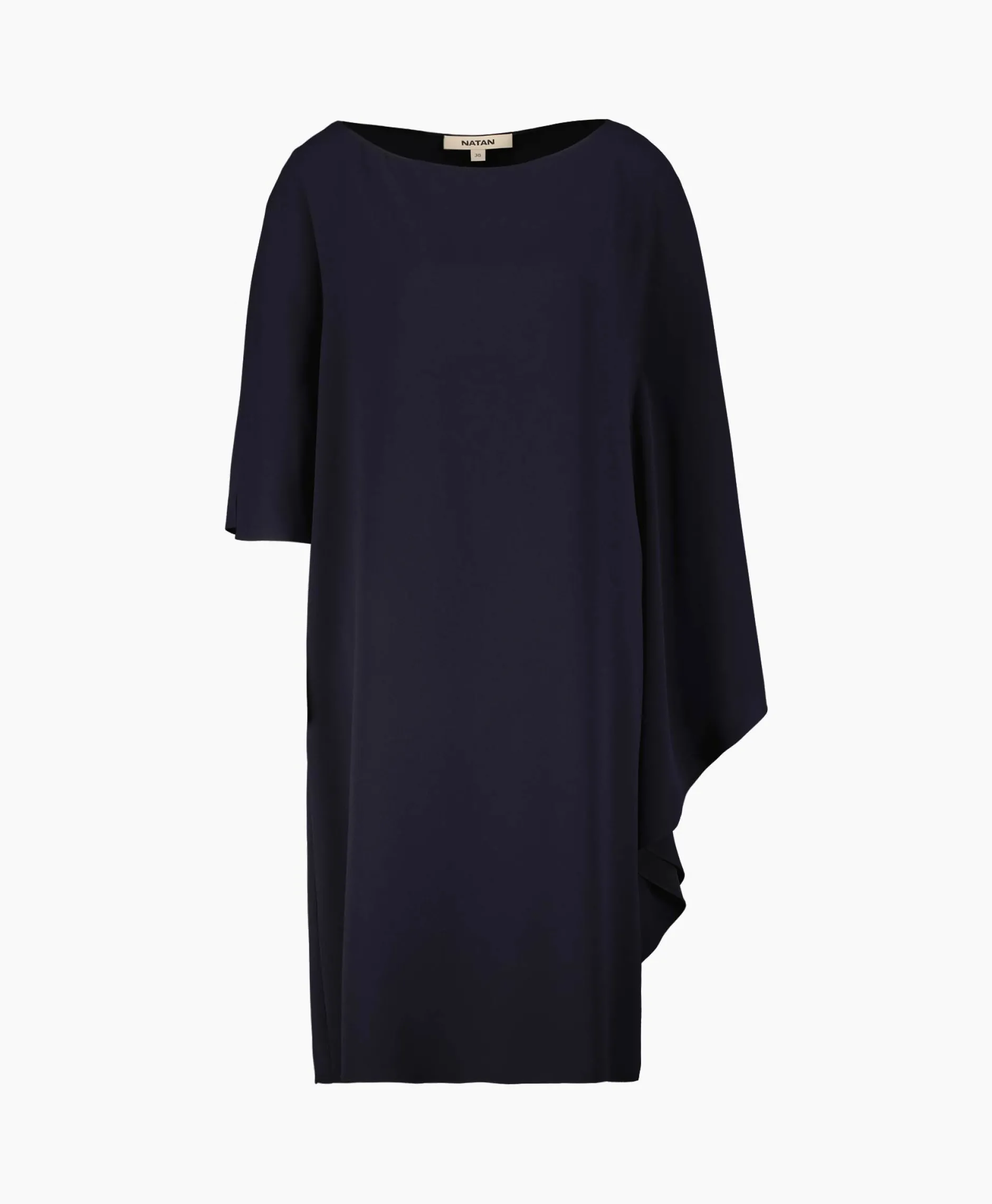 Dames Natan Jurken*Midi Jurk Ambre-N6Nj03 Donker Blauw