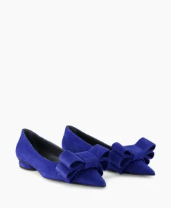 Dames Natan Schoenen Instappers*Ballerina Cam Electrico Leder Blauw