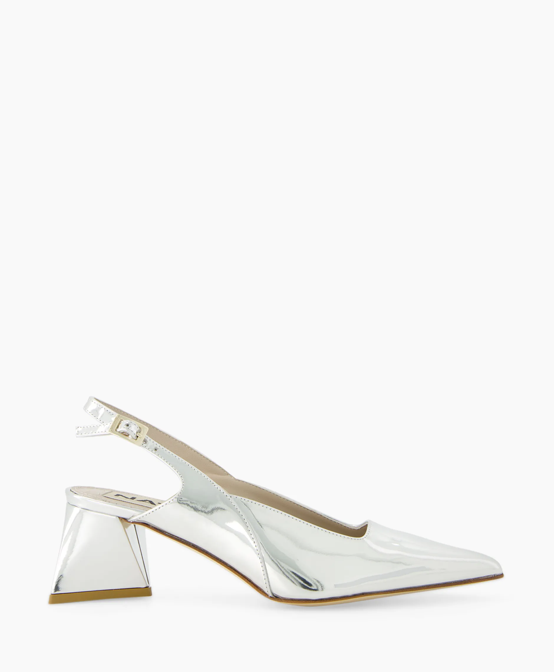 Dames Natan Schoenen Pumps*Pump Specchio Argento Zilver