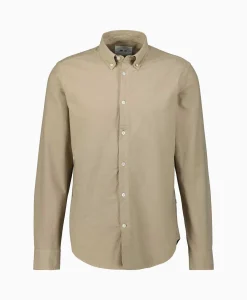 Heren Nn07 Overhemden*Overhemd Arne Khaki