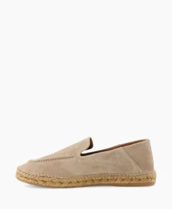 Heren Nubikk Instappers*Espadrille Mr Sanchez Taupe