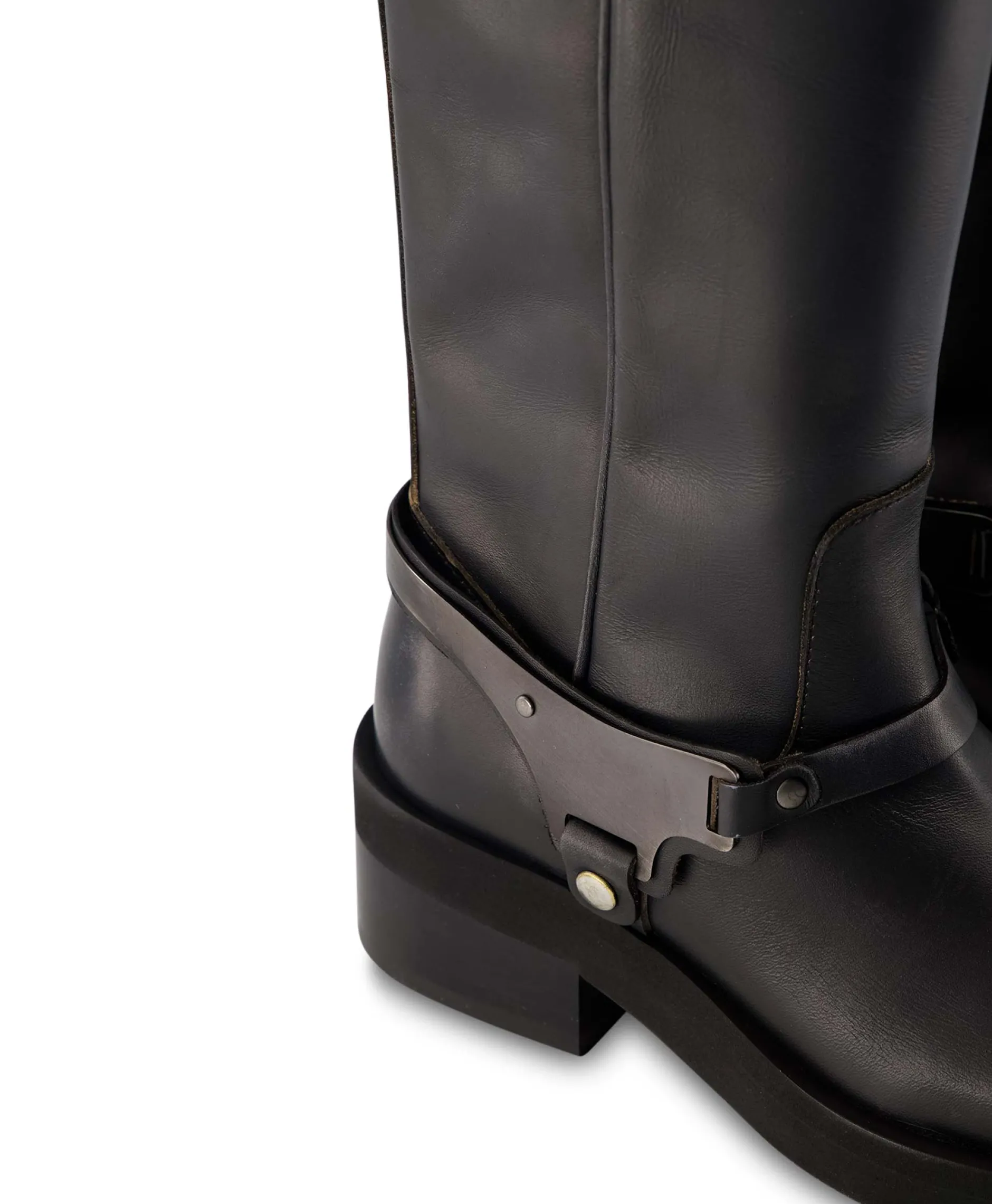 Dames Nubikk Laarzen*Lange Laars Eve Lynn Zwart