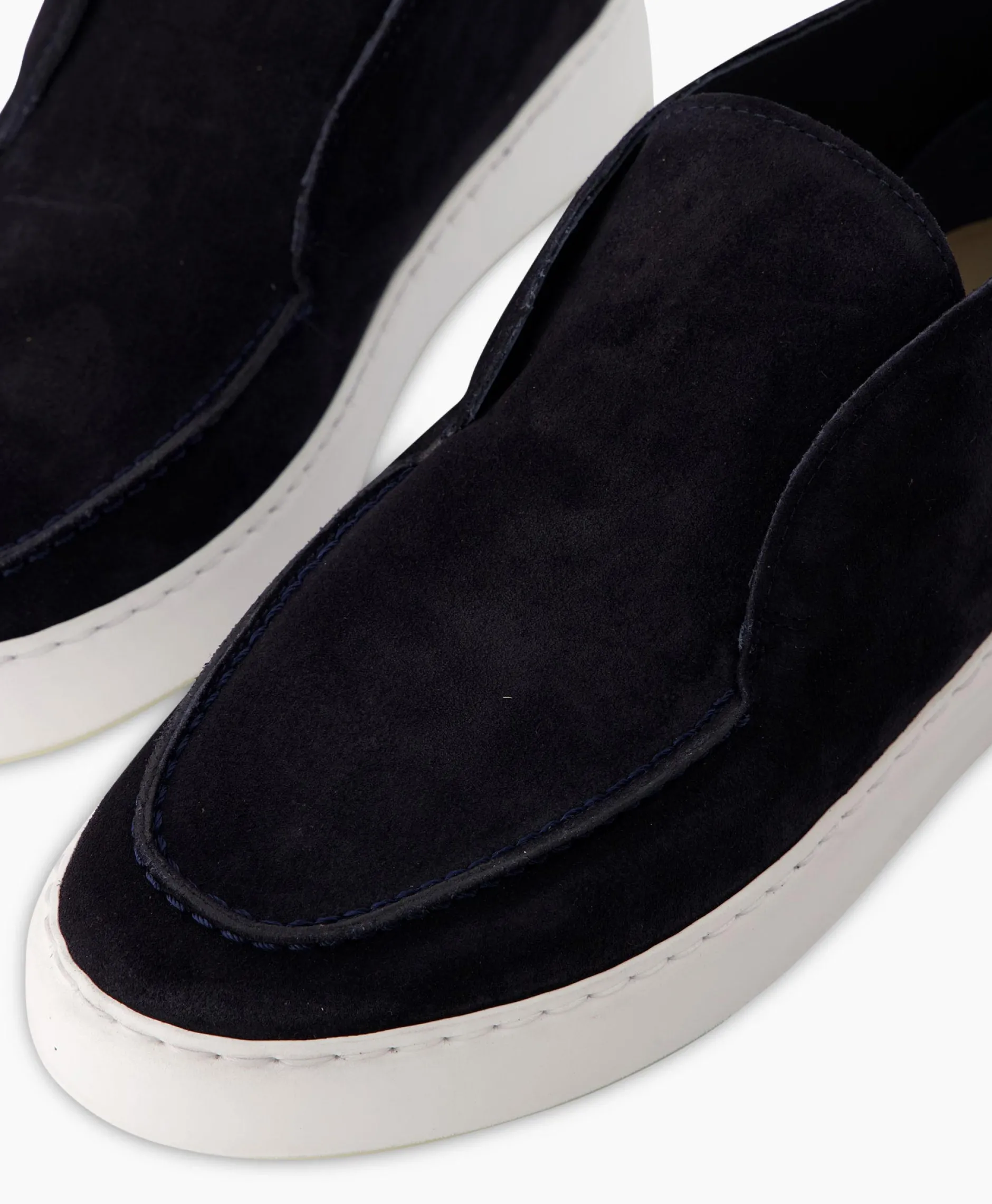 Heren Nubikk Instappers*Loafer Jiro Suo Donker Blauw