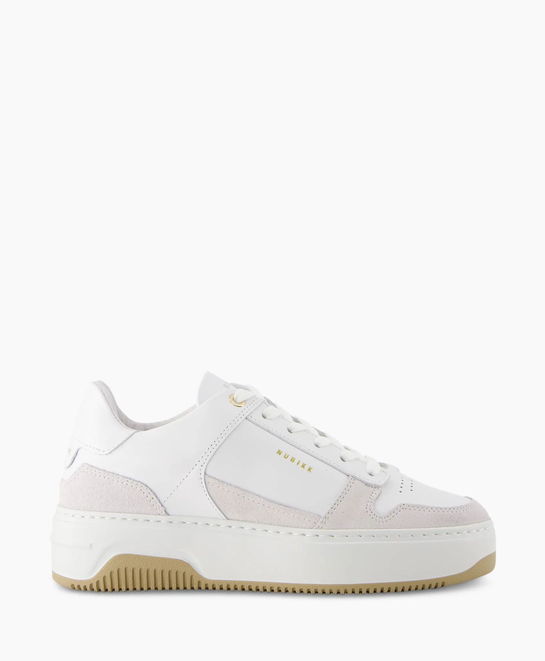 Dames Nubikk Sneakers*Sneaker Basket Court Off White