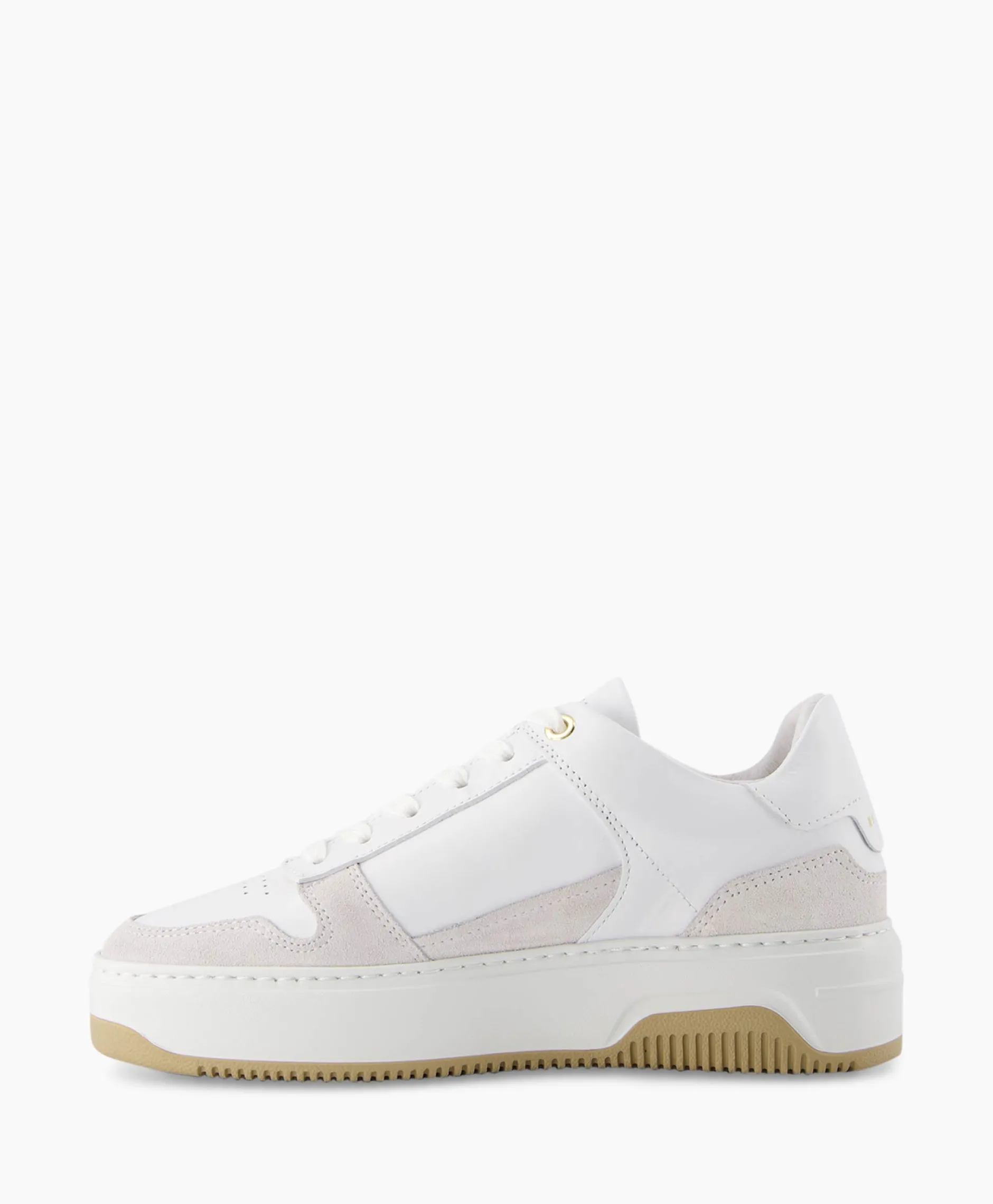 Dames Nubikk Sneakers*Sneaker Basket Court Off White