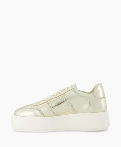 Dames Nubikk Sneakers*Sneaker Elise Wing Goud
