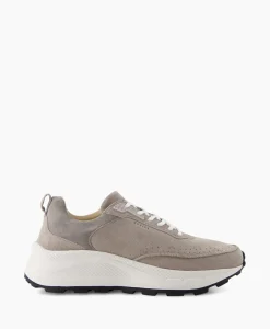 Heren Nubikk Sneakers*Sneaker Oberon Reese Grijs