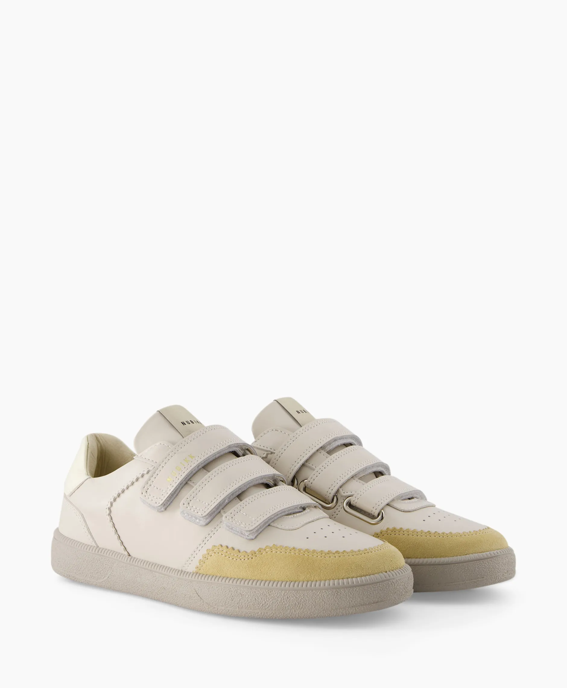 Dames Nubikk Sneakers*Sneaker Ray Straps Beige
