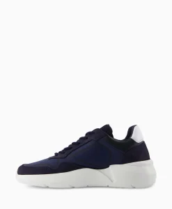Heren Nubikk Sneakers*Sneaker Roque Road Curl Donker Blauw