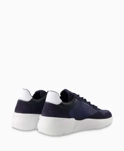 Heren Nubikk Sneakers*Sneaker Roque Road Curl Donker Blauw