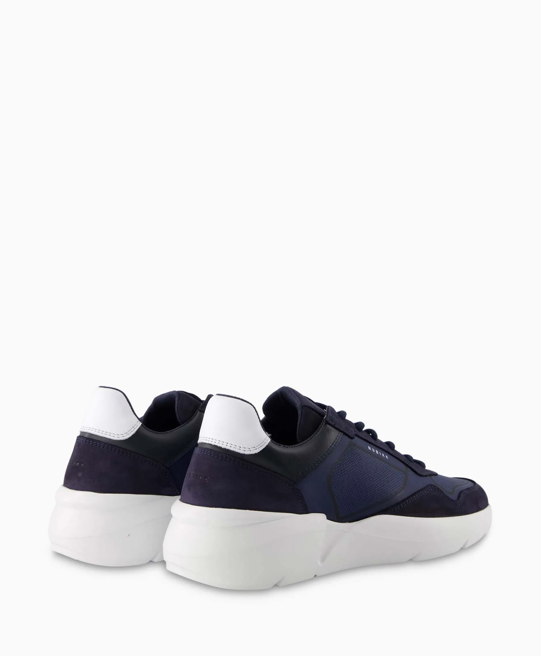 Heren Nubikk Sneakers*Sneaker Roque Road Curl Donker Blauw
