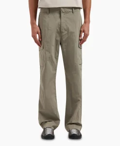 Heren Olaf Hussein Broeken*Cargobroek Nylon Cargo Grijs
