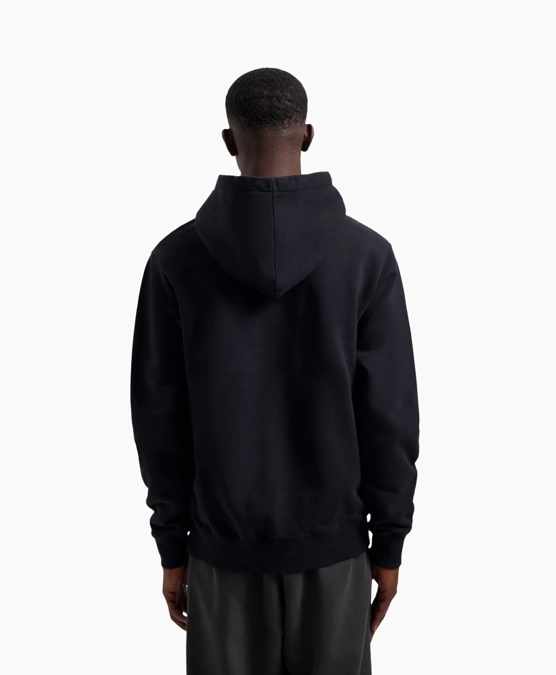 Heren Olaf Hussein Truien*Hoodie Blur Logo Zwart