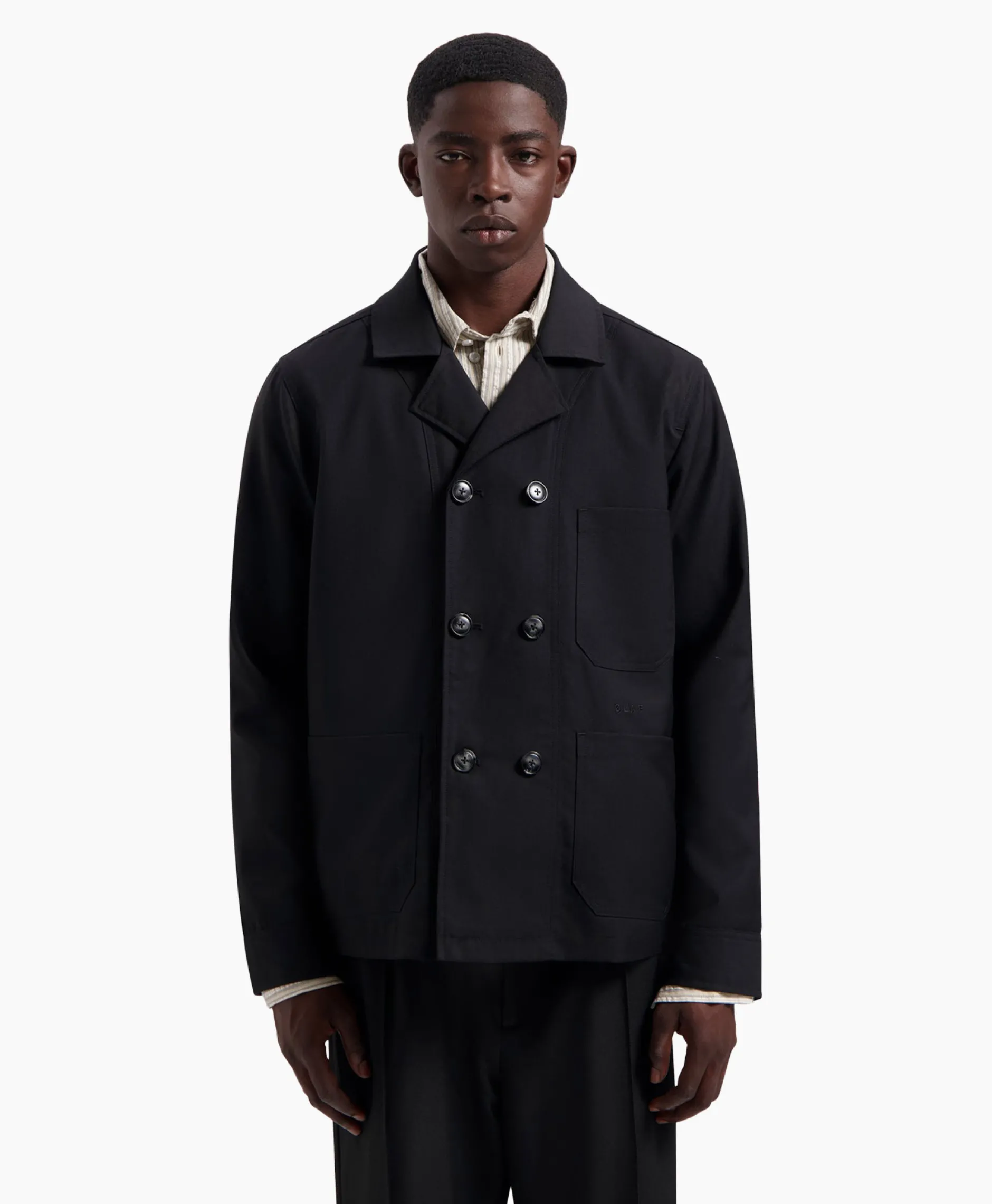 Heren Olaf Hussein Jassen*Jack Db Workwear Blazer Zwart