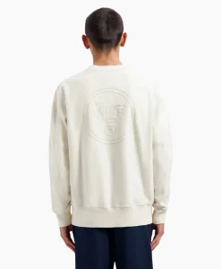 Heren Olaf Hussein Truien*Pullover Face Chainstitch Off White