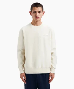 Heren Olaf Hussein Truien*Pullover Face Chainstitch Off White