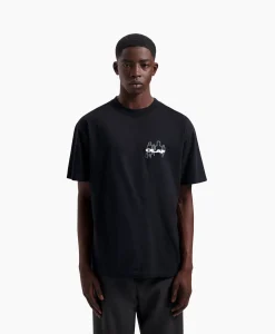 Heren Olaf Hussein T-Shirts*T-Shirt Transit Tee Zwart