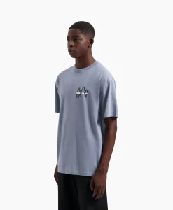 Heren Olaf Hussein T-Shirts*T-Shirt Transit Tee Blauw