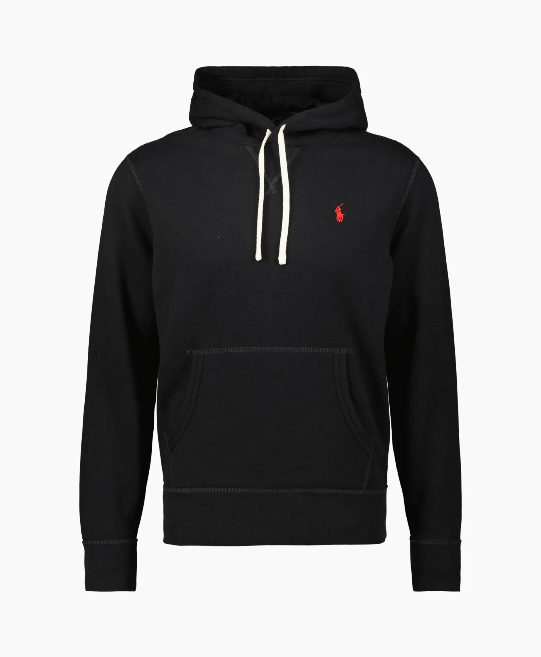 Heren Ralph Lauren Truien*Hoodie Long Sleeve-Knit Zwart