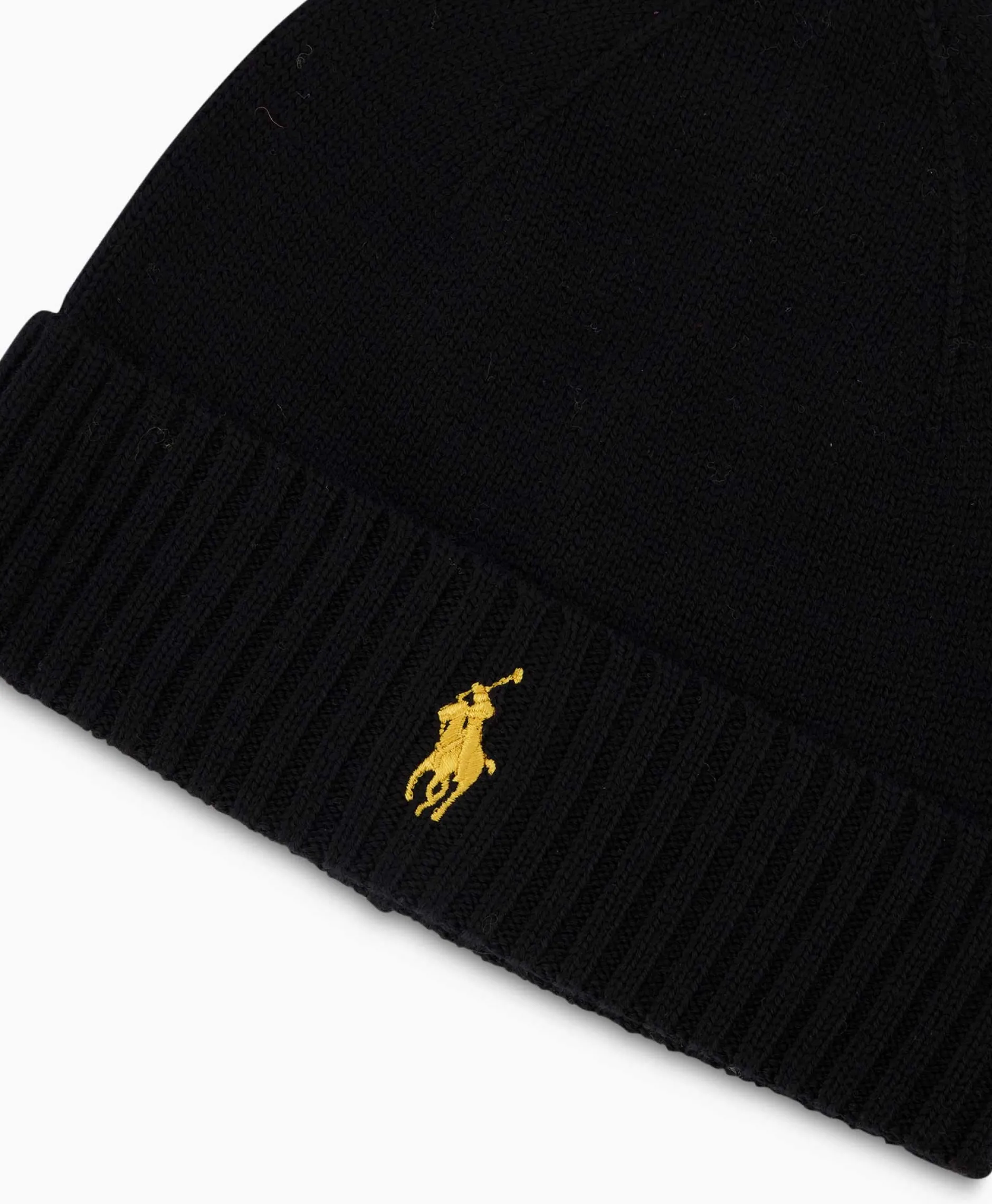 Heren Ralph Lauren Mutsen*Muts Cold Weather Zwart Dessin