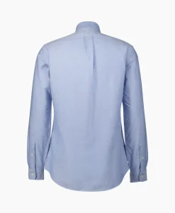 Heren Ralph Lauren Overhemden*Overhemd Classic Oxford Midden Blauw