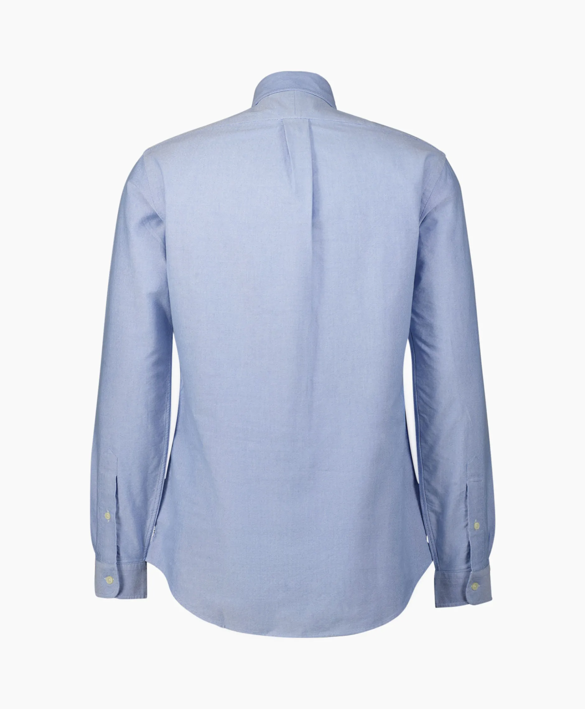 Heren Ralph Lauren Overhemden*Overhemd Classic Oxford Midden Blauw