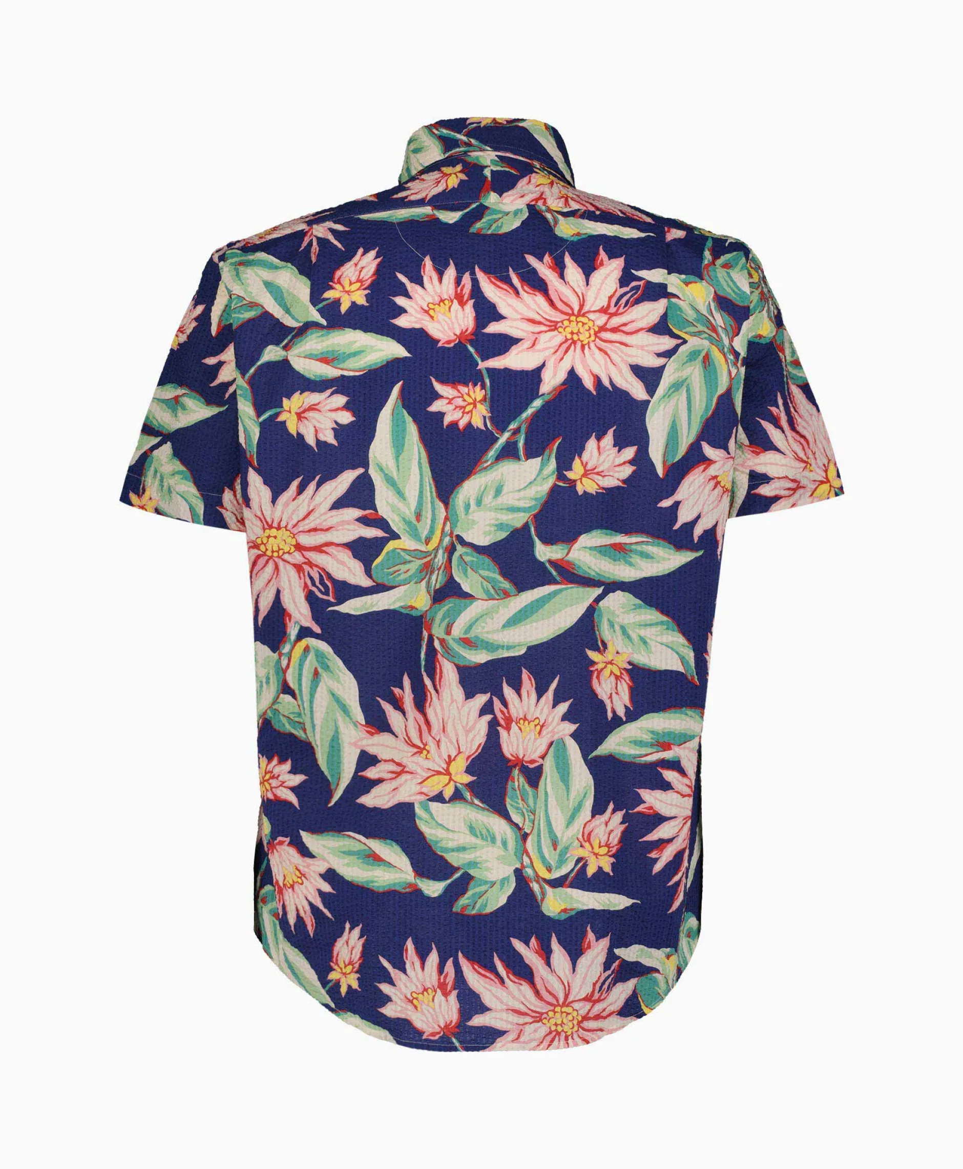Heren Ralph Lauren Overhemden*Overhemd Short Sleeve Tropical Groen