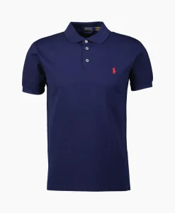 Heren Ralph Lauren Polo's*Polo Short Sleeve Knit Donker Blauw