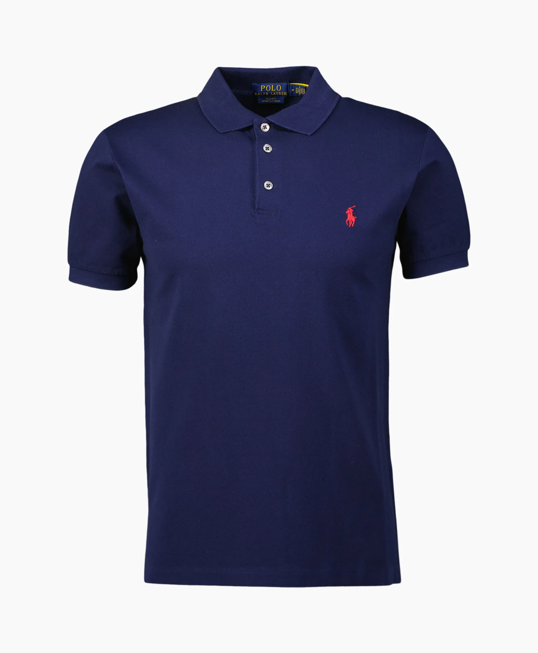 Heren Ralph Lauren Polo's*Polo Short Sleeve Knit Donker Blauw