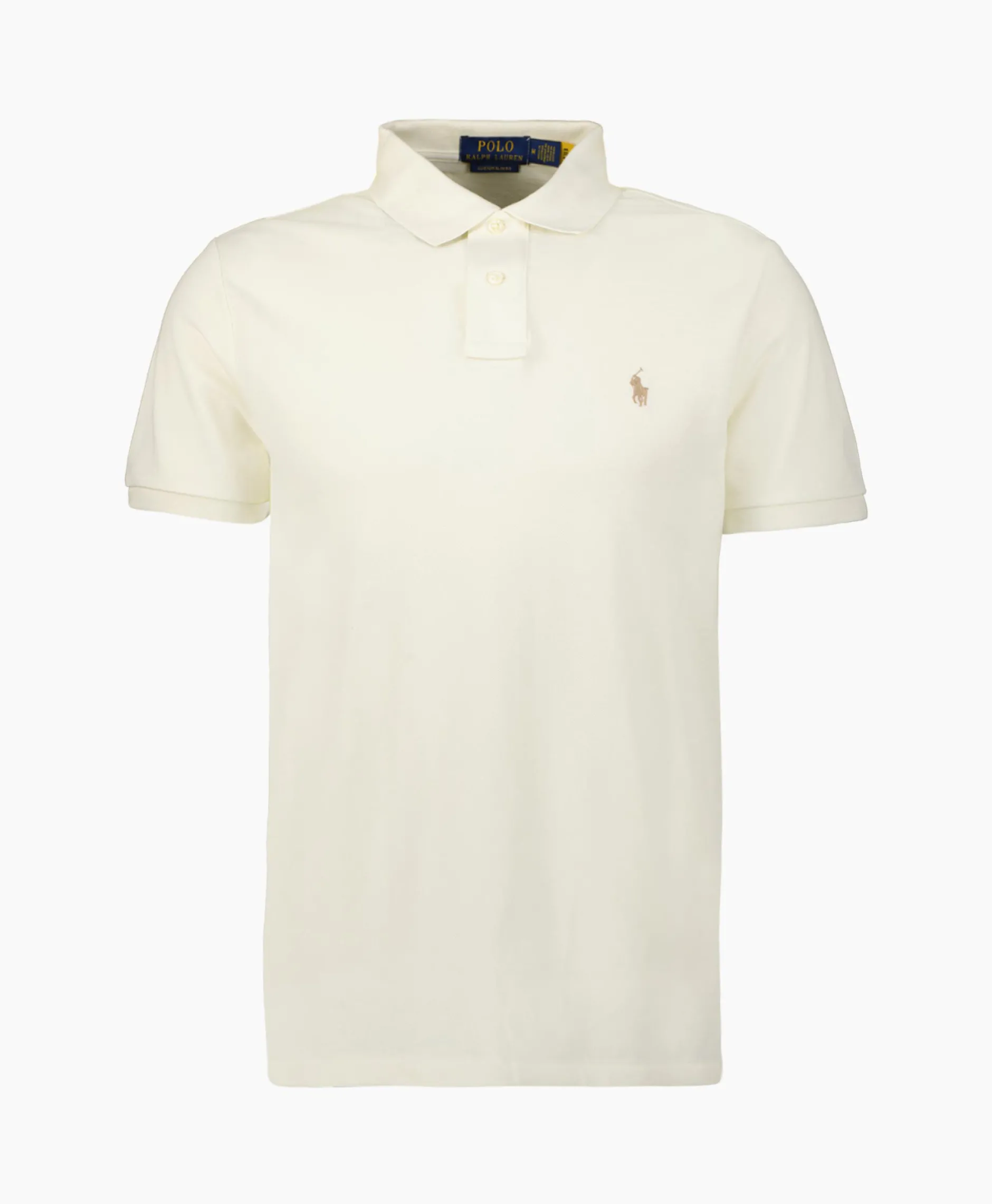 Heren Ralph Lauren Polo's*Polo Short Sleeve-Knit Zand