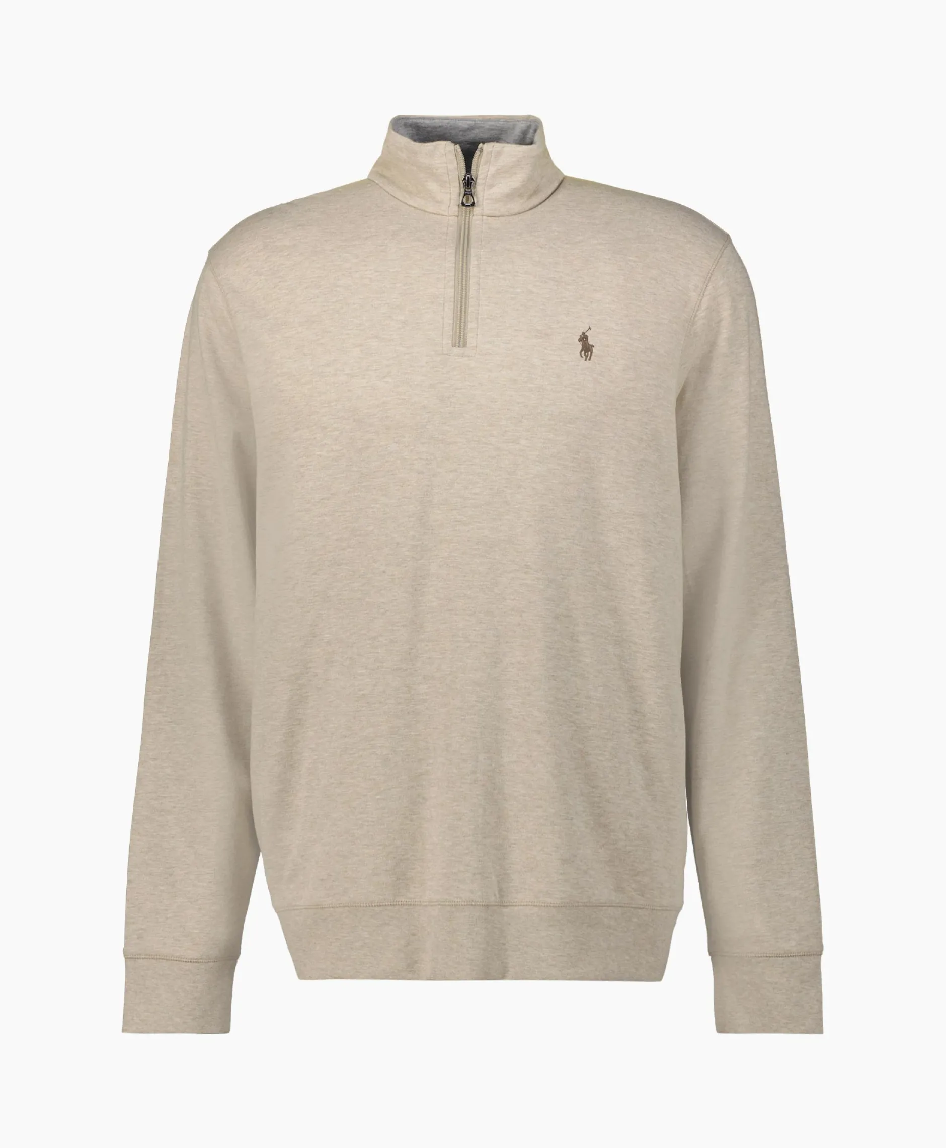 Heren Ralph Lauren Truien*Pullover Double Knit Jersey Beige