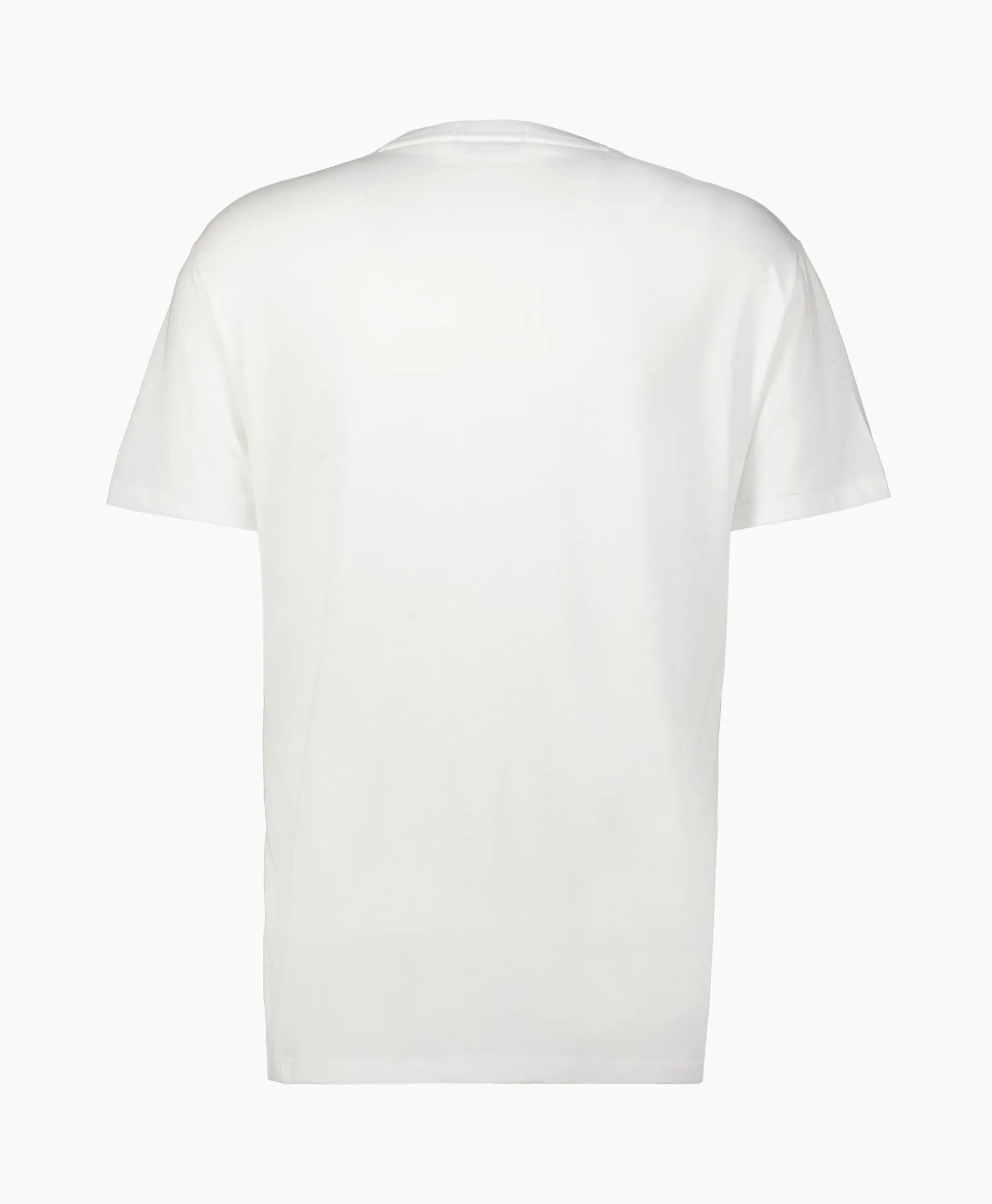 Heren Ralph Lauren T-Shirts*T-Shirt Korte Mouw Jersey Mid Logo Wit