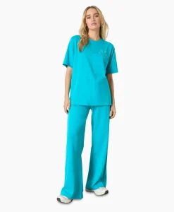 Dames Refined Department T-Shirts & Tops*T-Shirt Korte Mouw Mexie Blauw