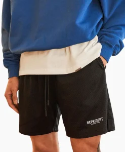 Heren Represent Broeken*Korte Broek Owners Club Mesh Zwart