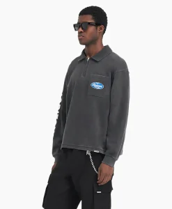 Heren Represent Truien*Pullover Classic Part Quarter Zip Zwart