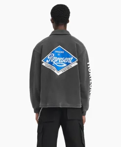 Heren Represent Truien*Pullover Classic Part Quarter Zip Zwart