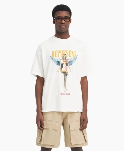 Heren Represent T-Shirts*T-Shirt Korte Mouw Rebornoff White